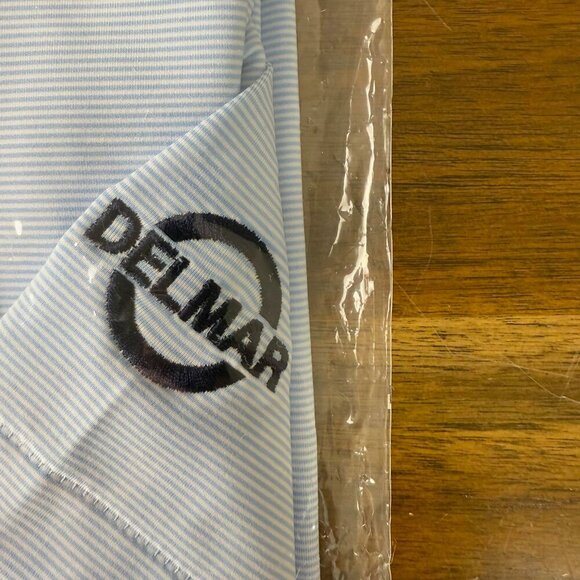 NWT Peter Millar Summer Comfort White Blue Large - Picture 2 of 3